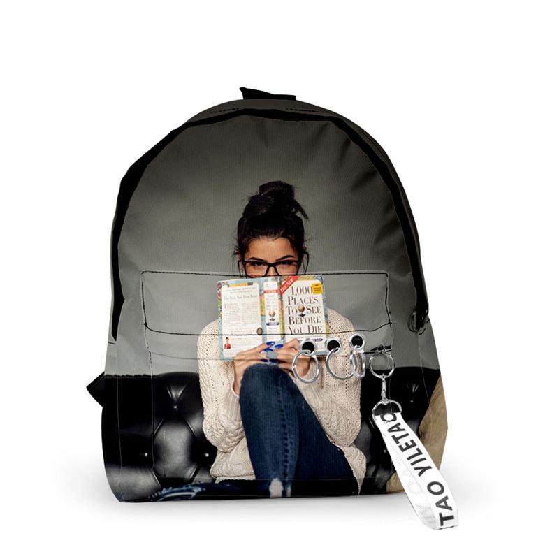 Casual Stylish 3D Charli D'Amelio School Backpacks for Kids Girls Lightweight Backpack Bookbags - mihoodie