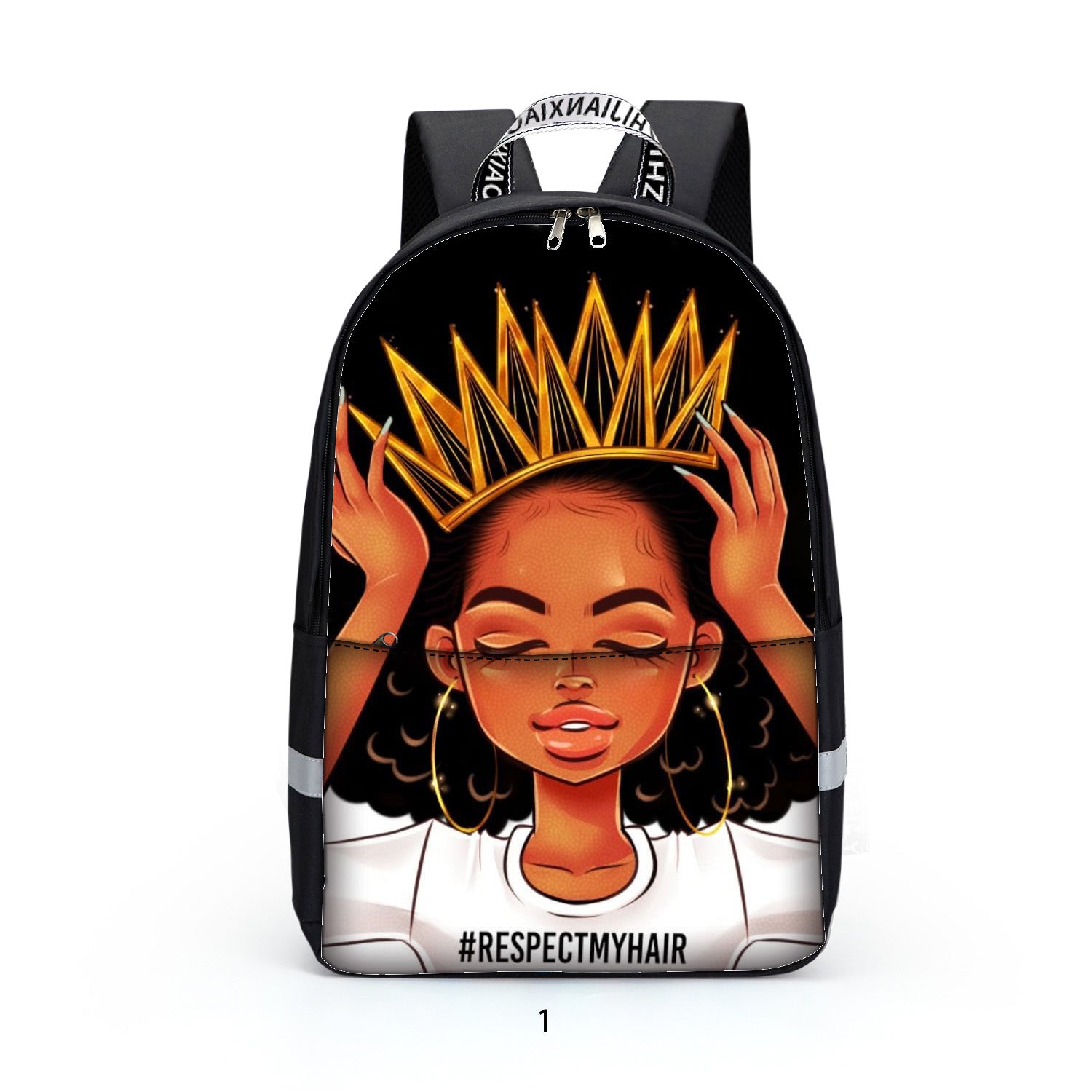 Afro Lady Lightweight Backpack - mihoodie