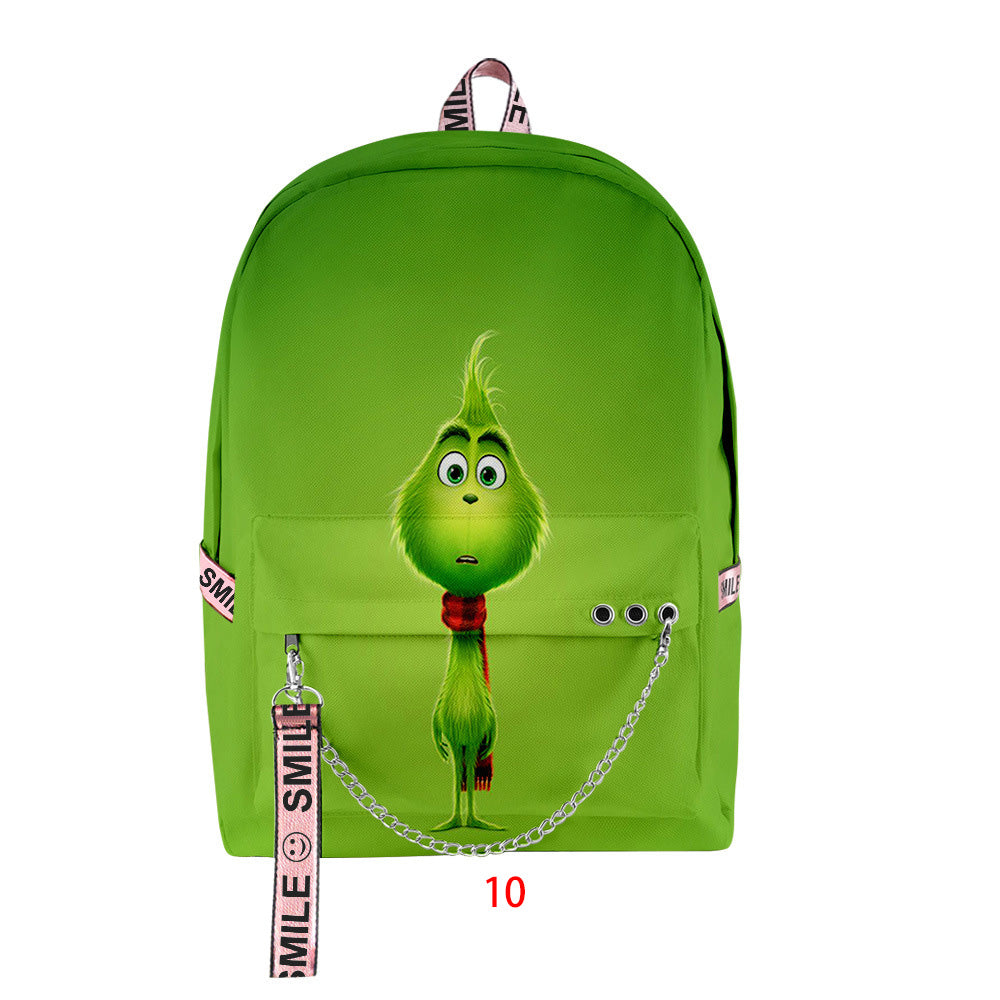 Grinch 3d Full Print Backpack - mihoodie