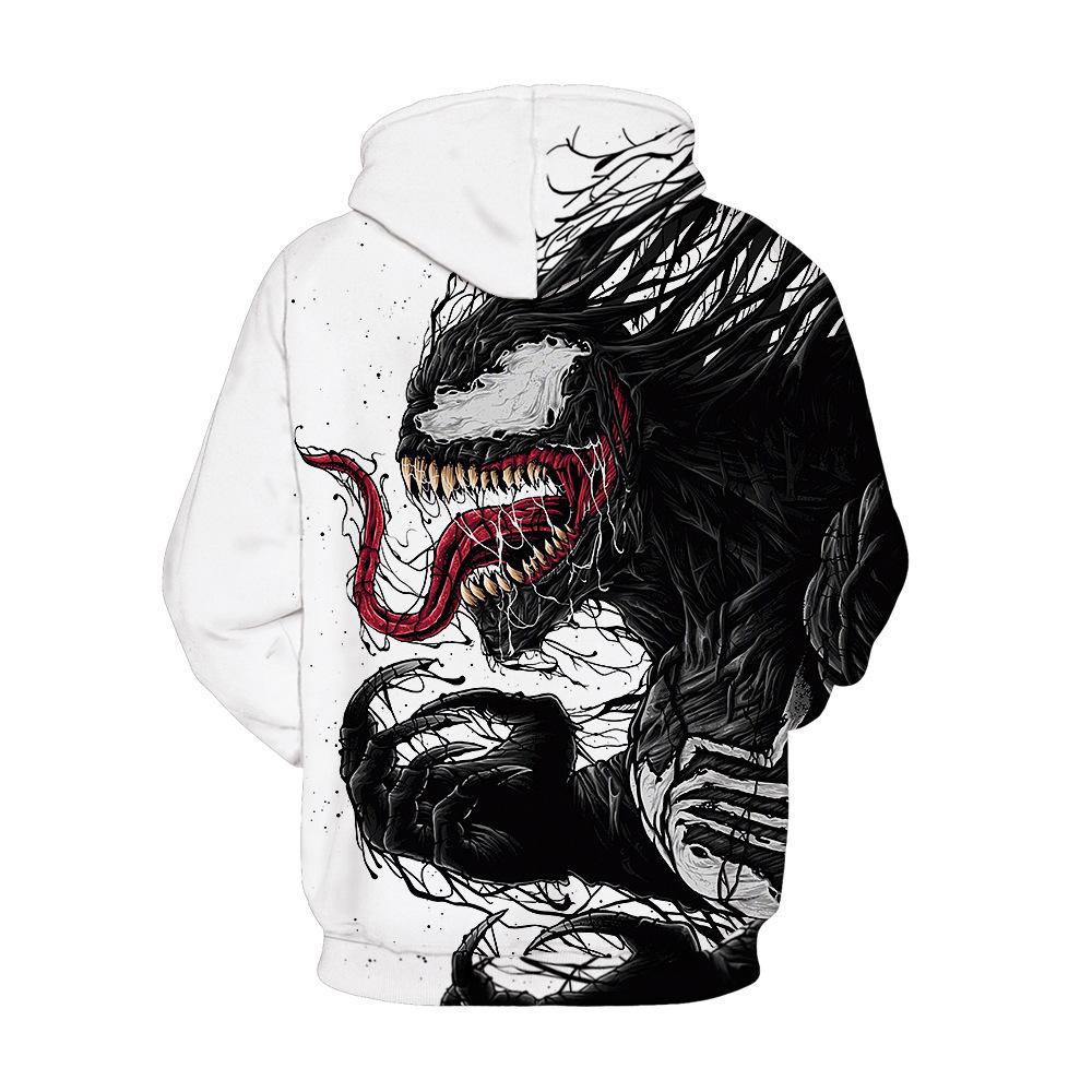 Fashion Venom Couple Hoodie Unisex Cool Sweatshirt - mihoodie