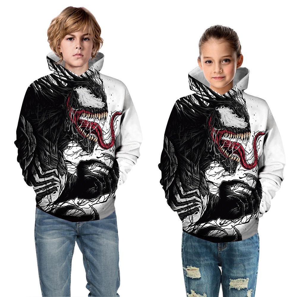 Kids Venom 3D Hoodie Unisex Sweatshirt - mihoodie