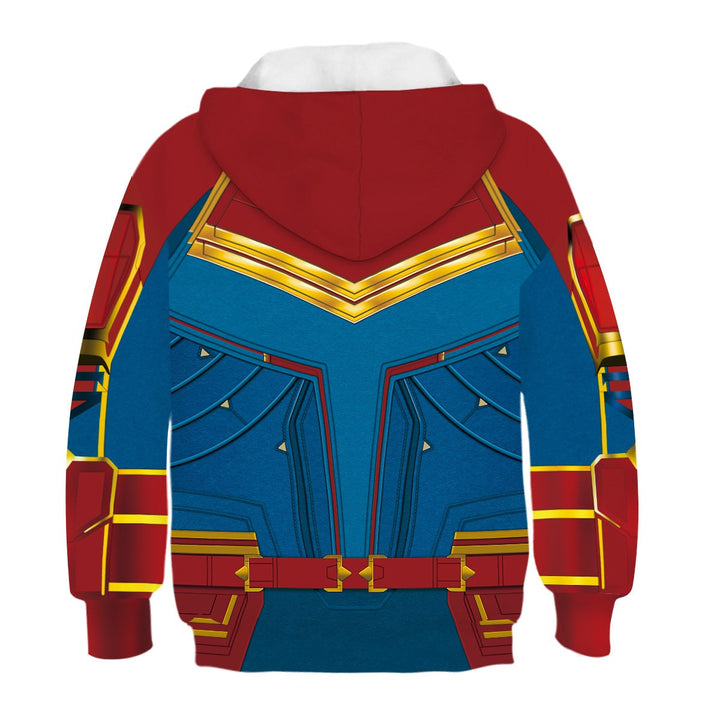 Kids Hoodie Captain Marvel hooded sweatshirt - mihoodie