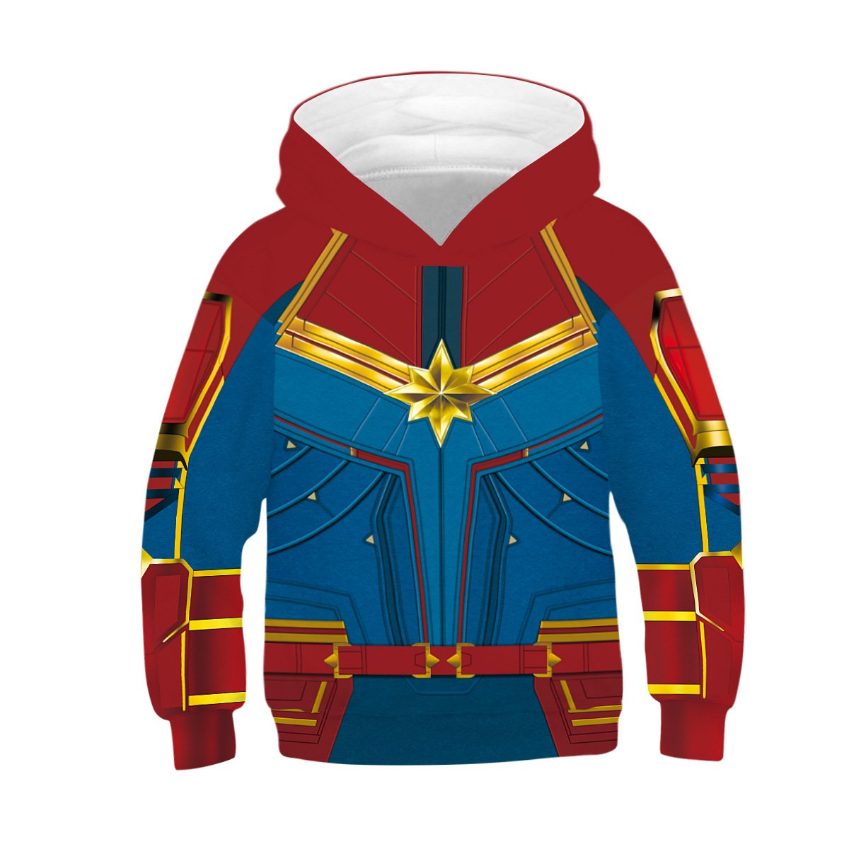 Kids Hoodie Captain Marvel hooded sweatshirt - mihoodie