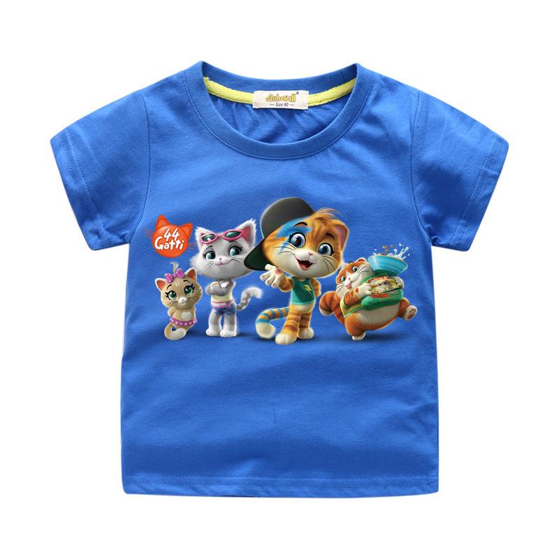 44 cats cool cotton t-shirt for kids - mihoodie