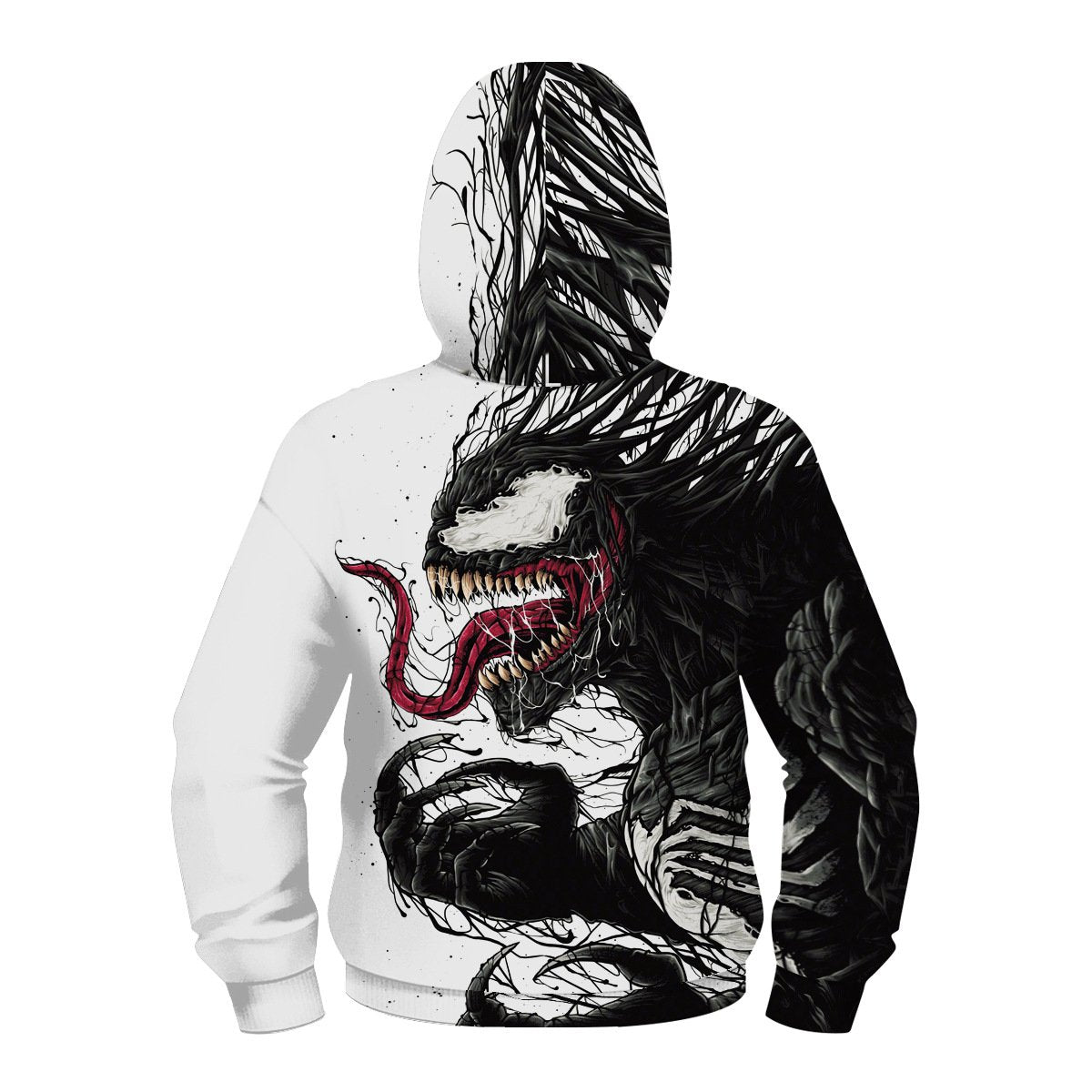 Kids zip up sweatshirt 3d Venom jacket hoodie - mihoodie