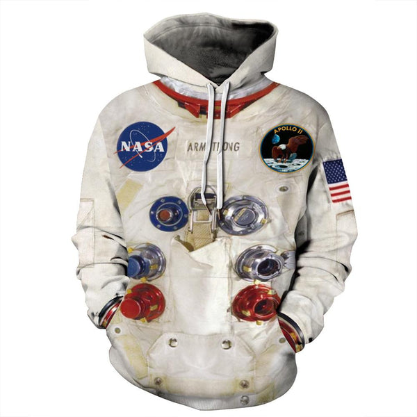 Fashion Apollo Spacewalk Suit 3D Hoodie Unisex Sweatshirt - mihoodie