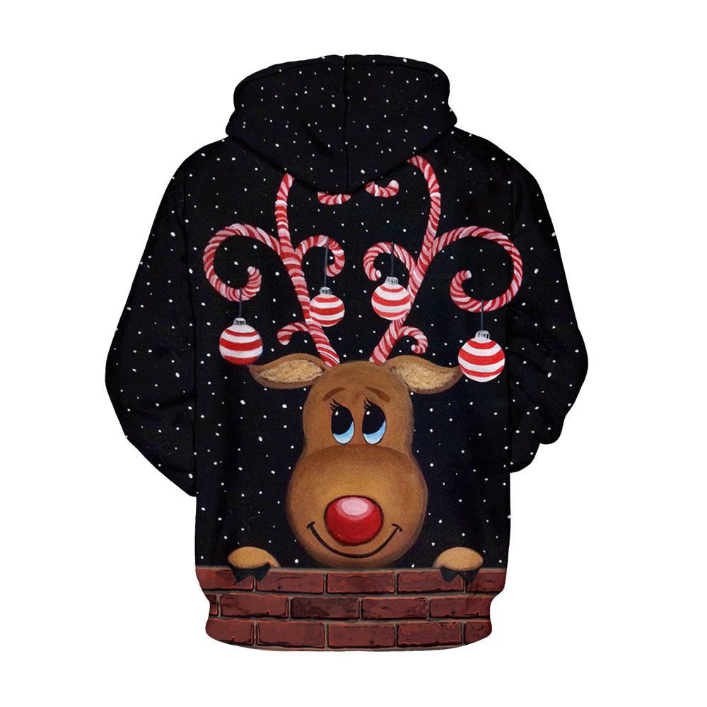 Candy horn Cartoon reindeer Hoodie - mihoodie