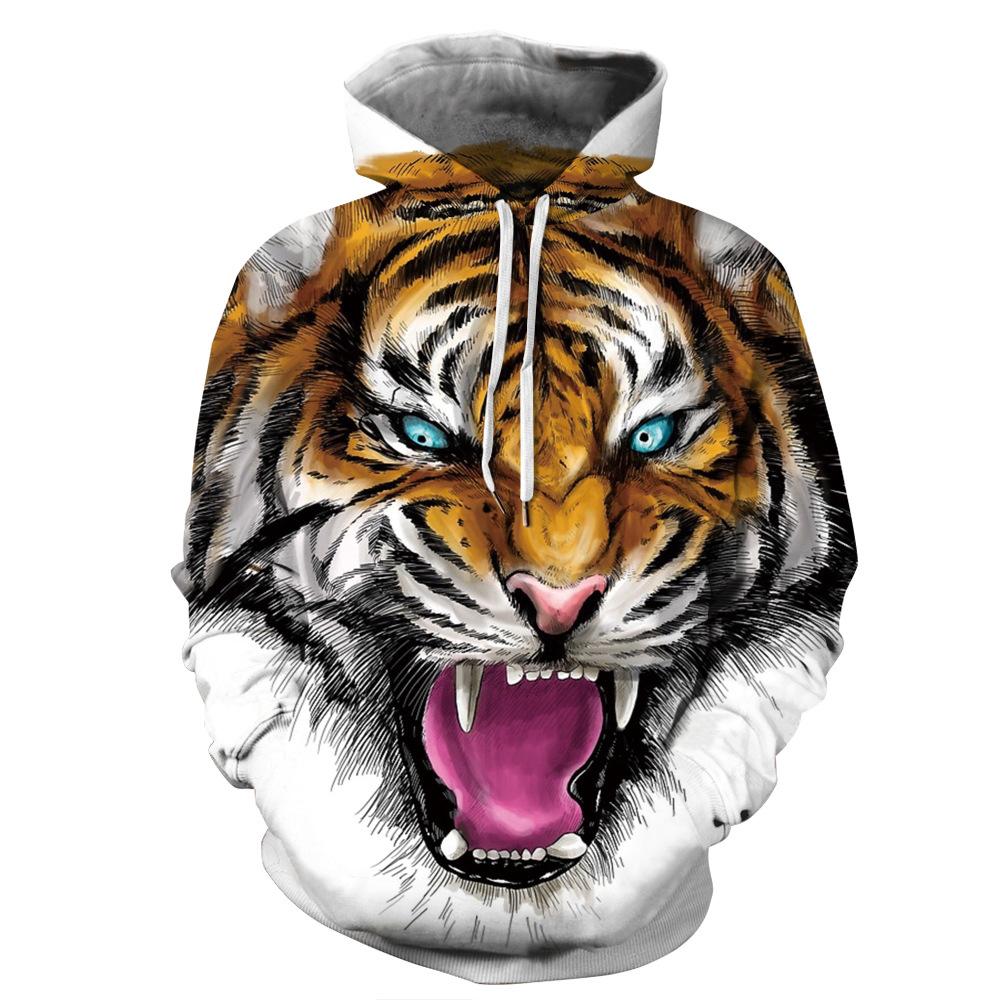 Ferocious Tiger 3D Hoodie Unisex Sweatshirt - mihoodie