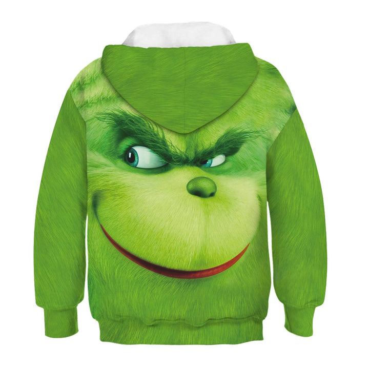 Kids grinch 3D hoodie Unisex Sweatshirt - mihoodie