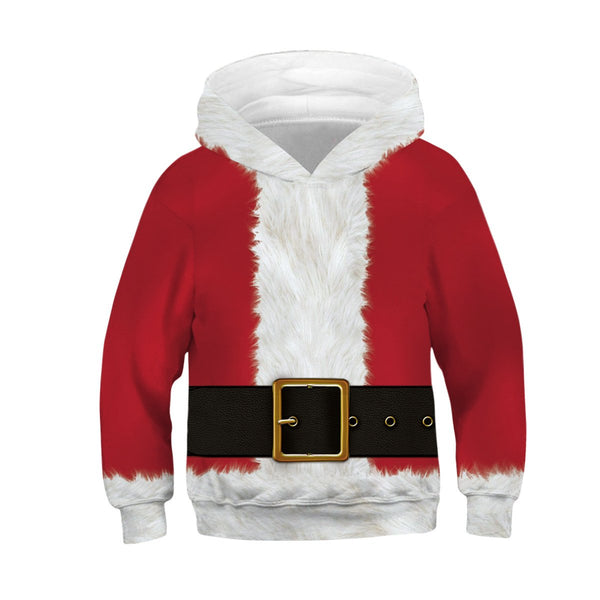 Kids Santa Claus Hoodie Unisex Sweatshirt - mihoodie