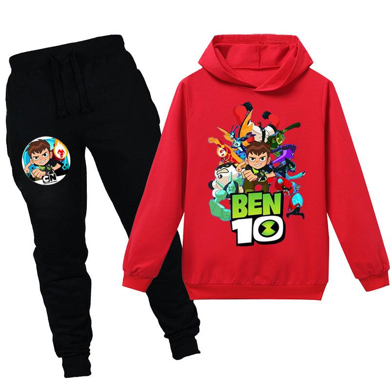 Kids Ben 10  Casual Hoodie Tracksuit Sportwear - mihoodie