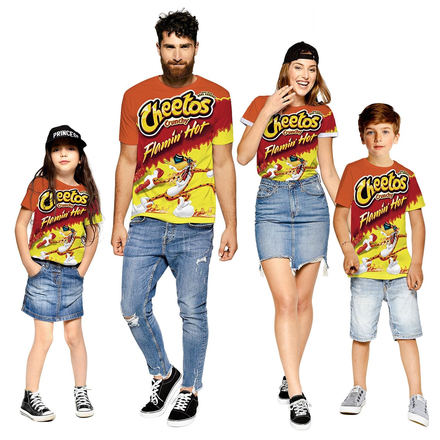 Kids Crunchy  Flamin Hot  Cheetos 3D t-shirt - mihoodie