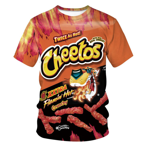 Kids Crunchy Xxtra Flamin' Hot Cheetos 3D T-shirt - mihoodie