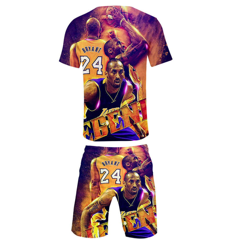 Kobe Bryant T Shirts Beach Shorts Two Piece Set - mihoodie