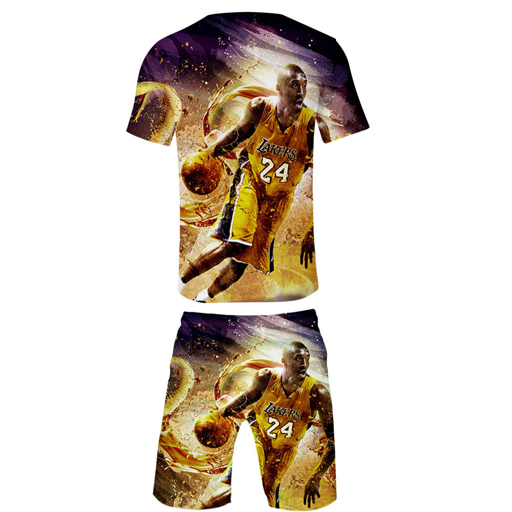Kobe Bryant T Shirts Beach Shorts Two Piece Set - mihoodie