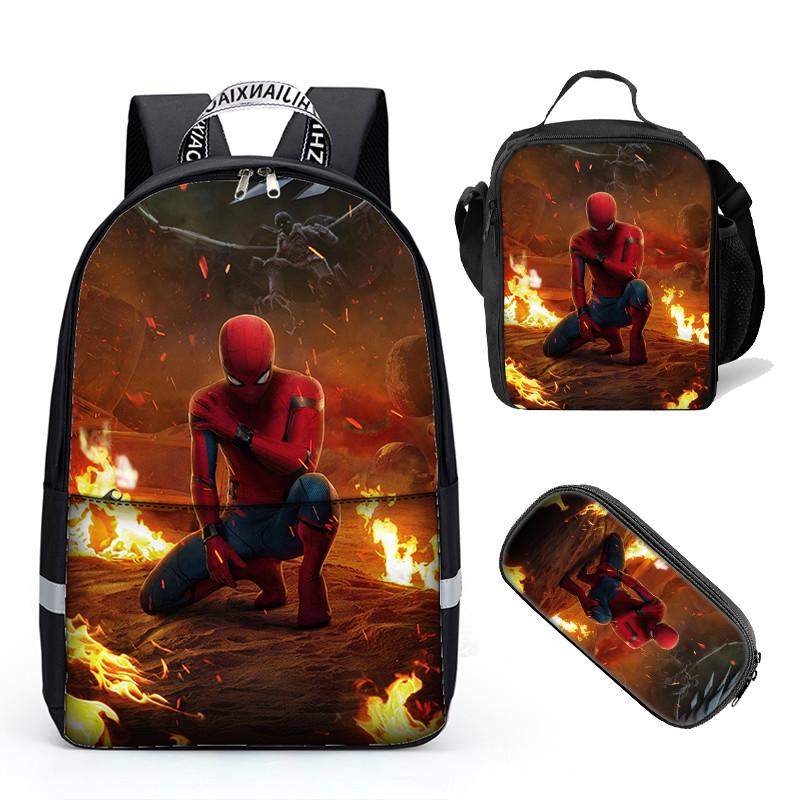 Spider Man Backpack for Men Travel Hiking Laptop Backpack for Women School Boys and Girls Bag Student - mihoodie