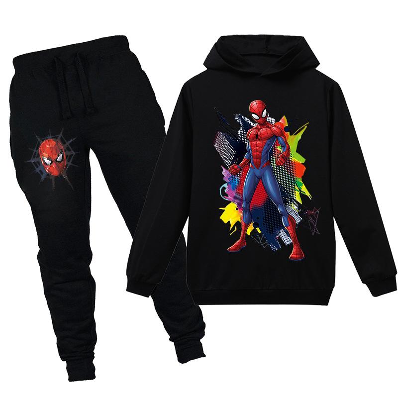 Kids Spiderman Hooded shirt and pants - mihoodie