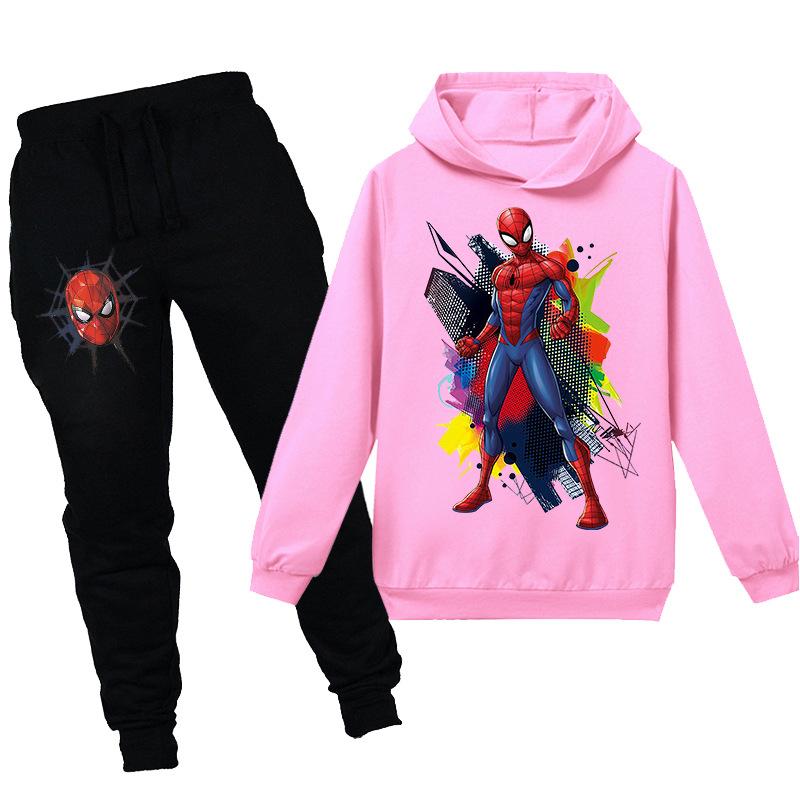Kids Spiderman Hooded shirt and pants - mihoodie