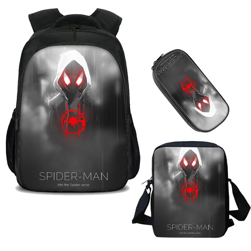 Spider-Man  Student  Bookbag Lightweight Laptop Bag with Shoulder Bags and Pen Case for Teen Boys and Girls - mihoodie