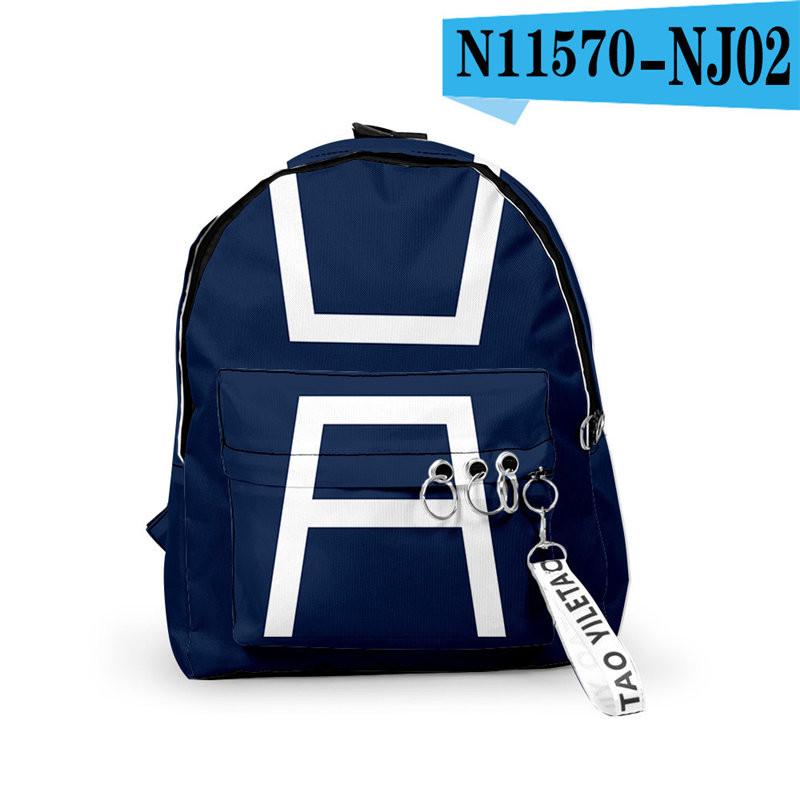My Hero Academy 3D Backpack For Boys Girls Oxford Cloth College backpack - mihoodie