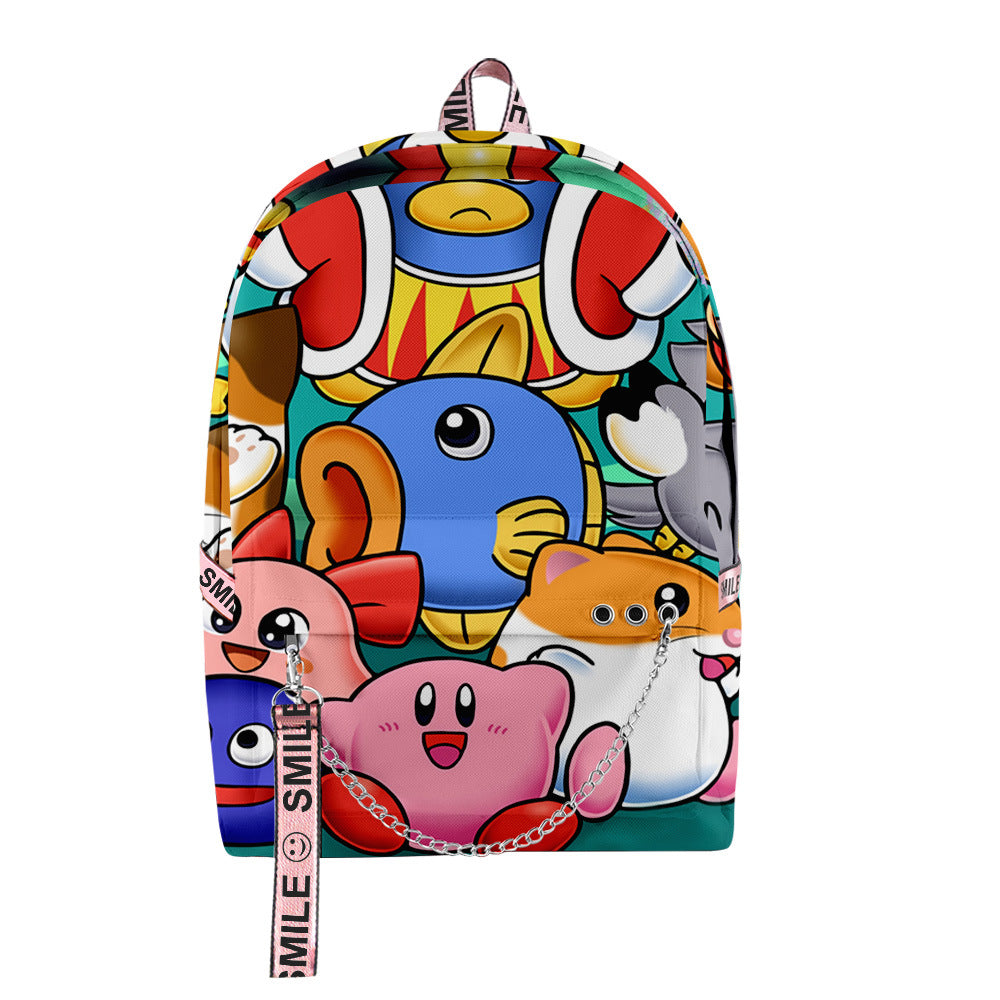 Kirby Game 3D Full Printed Backpack - mihoodie