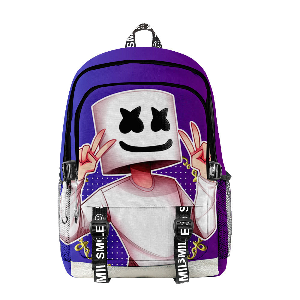 DJ Marshmello　 Full Printed Backpack - mihoodie