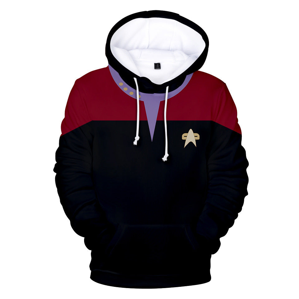 Men's Star Trek Cosplay Hoodie Unisex Sweatshirt - mihoodie