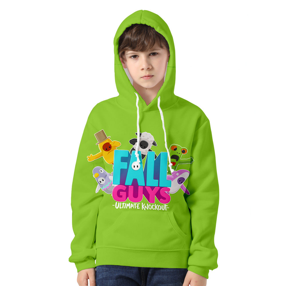 Kids FALL GUYS 3D Hoodie Unisex Sweatshirt - mihoodie