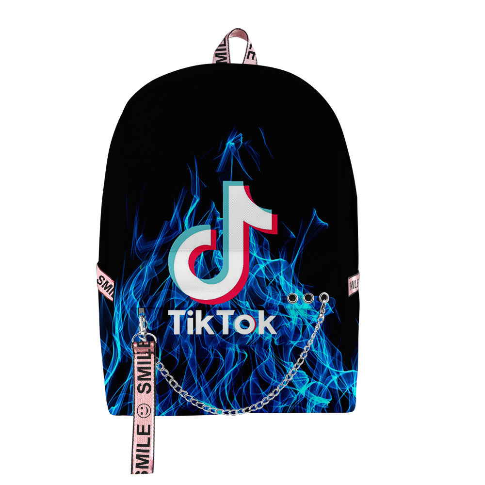 Tik TOK 3D Full Printed Backpack - mihoodie
