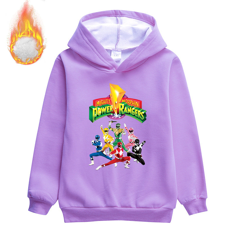 Kids Power Ranger Fleece Pullover Hoodie - mihoodie