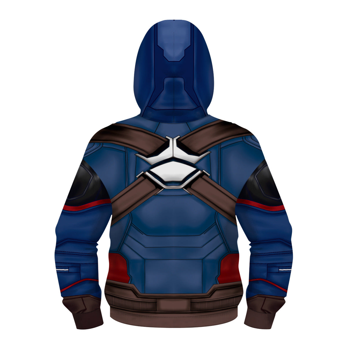 Kids Avengers Captain America zip up hoodie Unisex Jacket - mihoodie