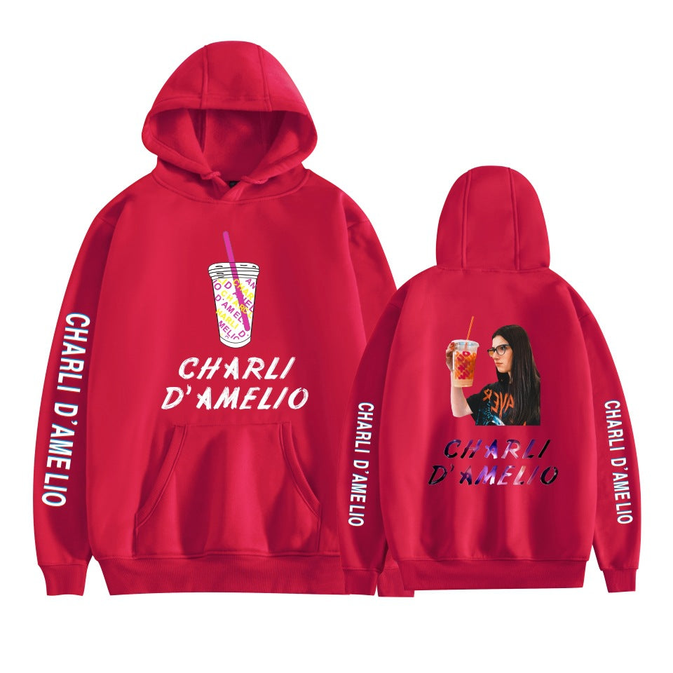 New  Charli D  Amelio 2D Printed Pullover Hoodie - mihoodie