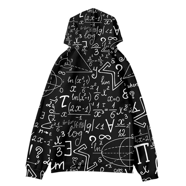 Fashion Physical formula 3D Fleece Pullover Hoodie - mihoodie