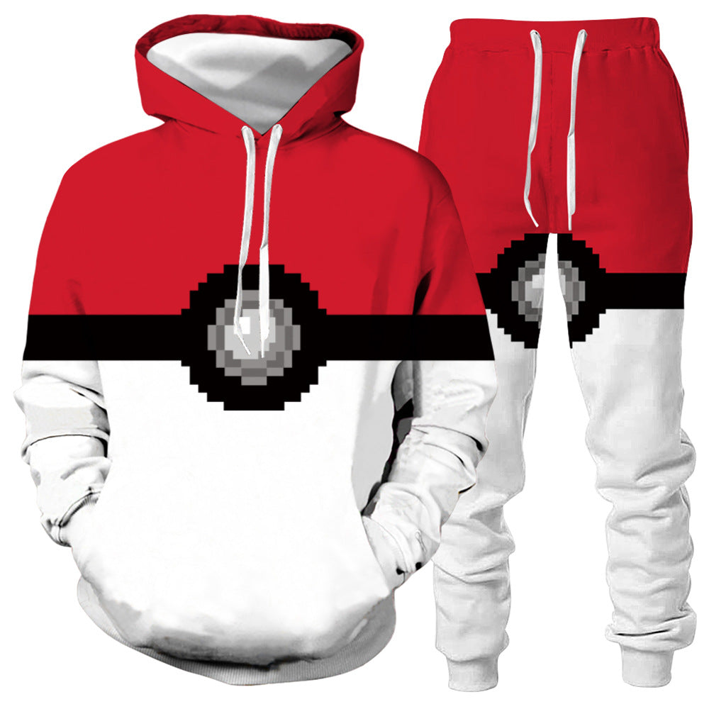 Fashion Pokemon Go Ball  Hoodie Suits Sportswear - mihoodie