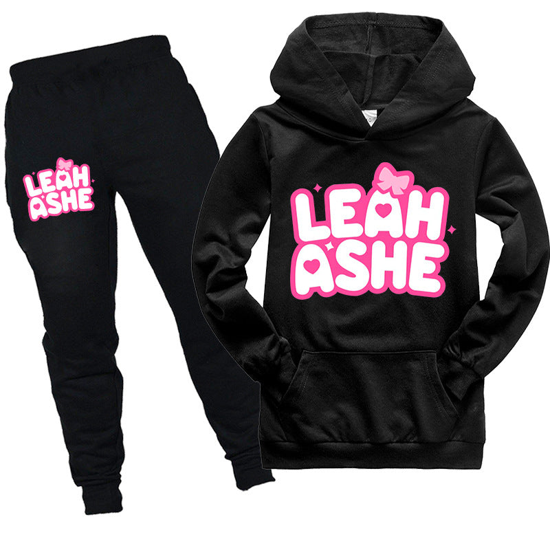 Kids Leah Ashe Hooded Shirt and Pants - mihoodie