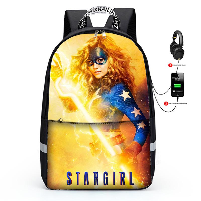 Cool Stargirl 3D Print Backpack for Kids School Bookbag Lunch Bag Pencil Bag 3 Piece Set - mihoodie