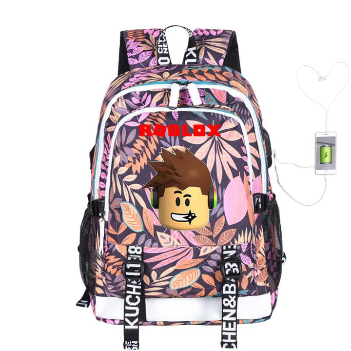 Fashion Casual Laptop Roblox Backpacks for Women Men Travel ,Boys Girls School   Backpack - mihoodie