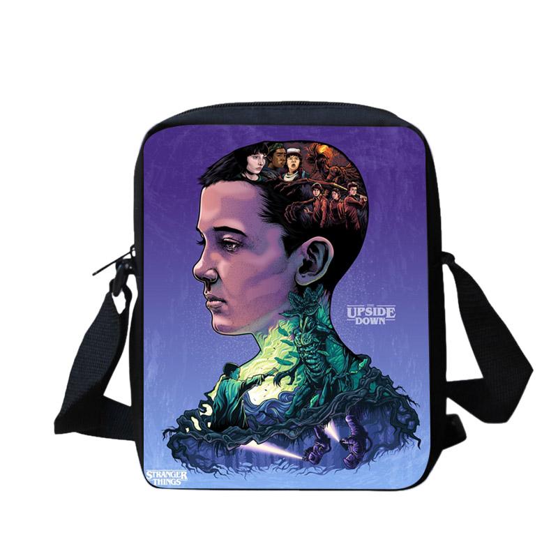 Cool 3D Stranger things School Book Bag Printing Backpacks for Boys Girls - mihoodie
