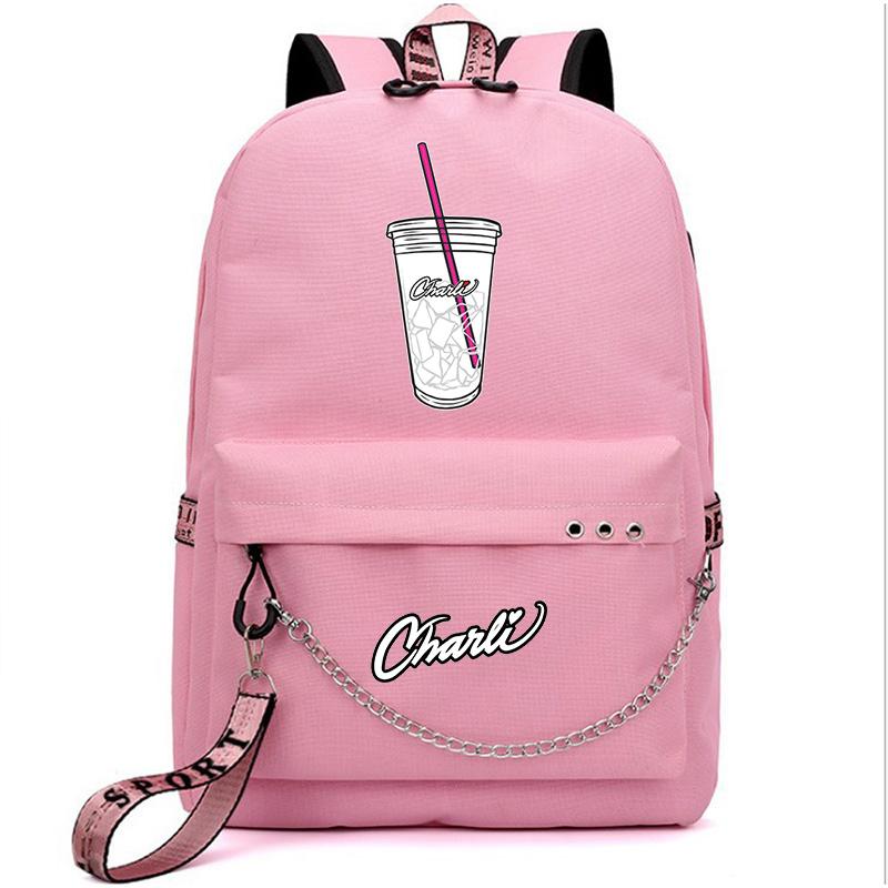 Charli D Amelio backpacks for girls College Travel School Bag - mihoodie