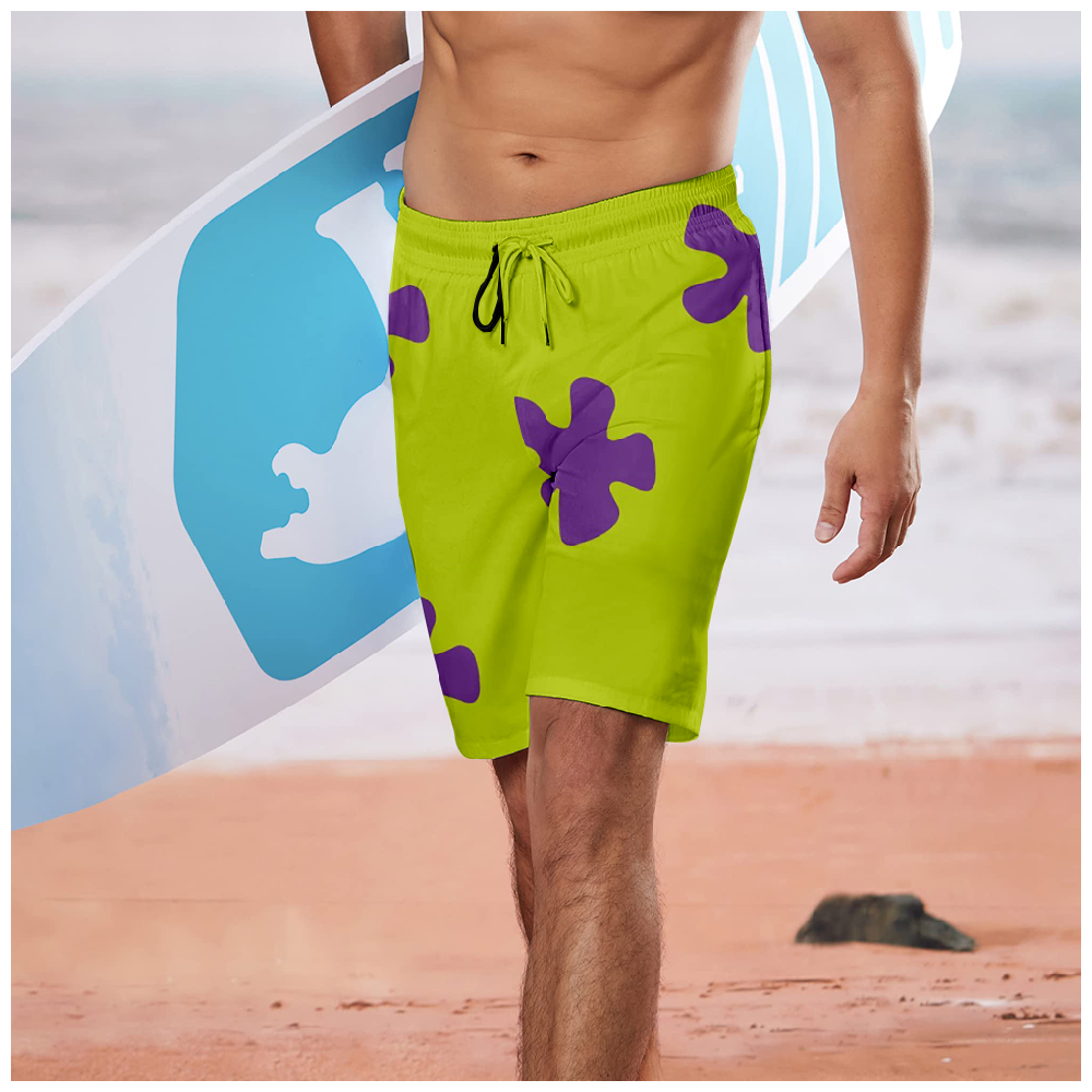 3D PATRICK STAR Beach Shorts - mihoodie