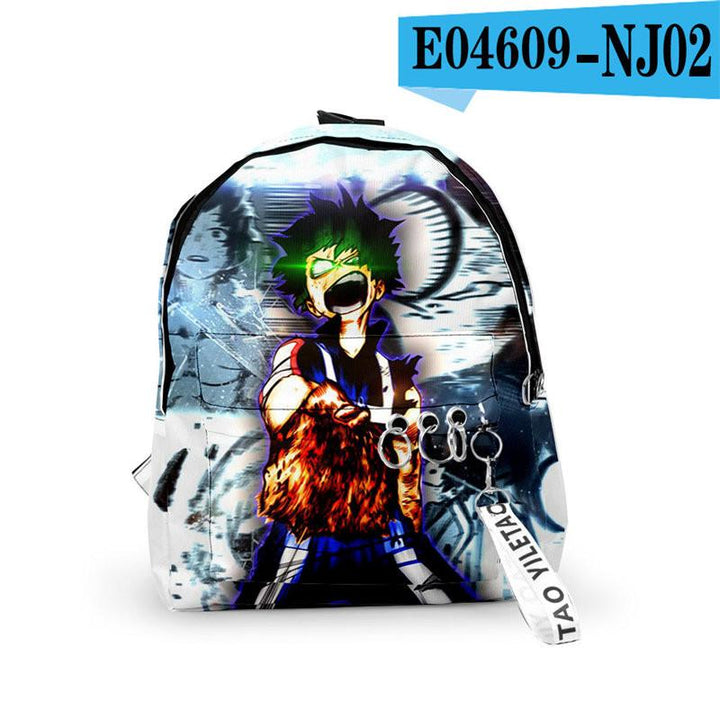 Casual Stylish My Hero Academy 3D Backpack For Boys Girls Students Schoolbag - mihoodie