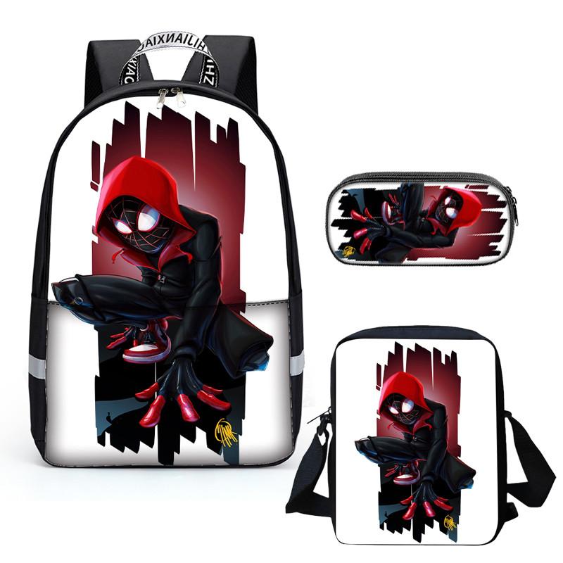 FOR U DESIGNS Large Capacity Children School Backpack Bookbags Unique 3D Spider Man Printed Knapsack - mihoodie