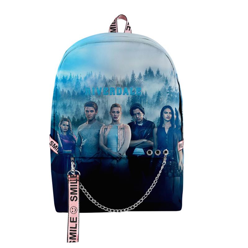 Casual Stylish 3D RIVERDALE School Backpacks for Kids Boy Girls Lightweight Backpack Bookbags - mihoodie