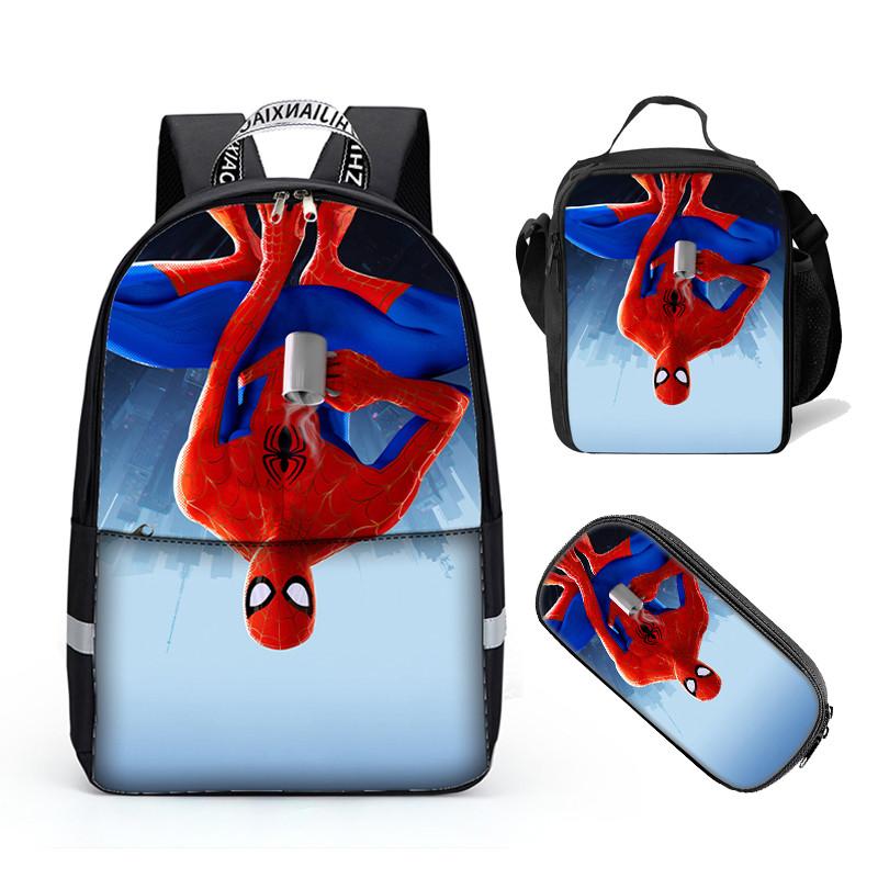 Spider Man Backpack for Men Travel Hiking Laptop Backpack for Women School Boys and Girls Bag Student - mihoodie