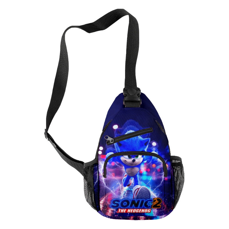 one-shoulder sonic  backpack - mihoodie