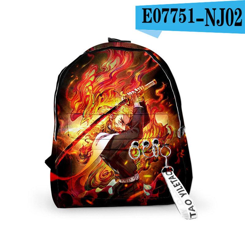 Demon slayer 3D Guimie Printed School Backpack Fashion Student Backpacks - mihoodie