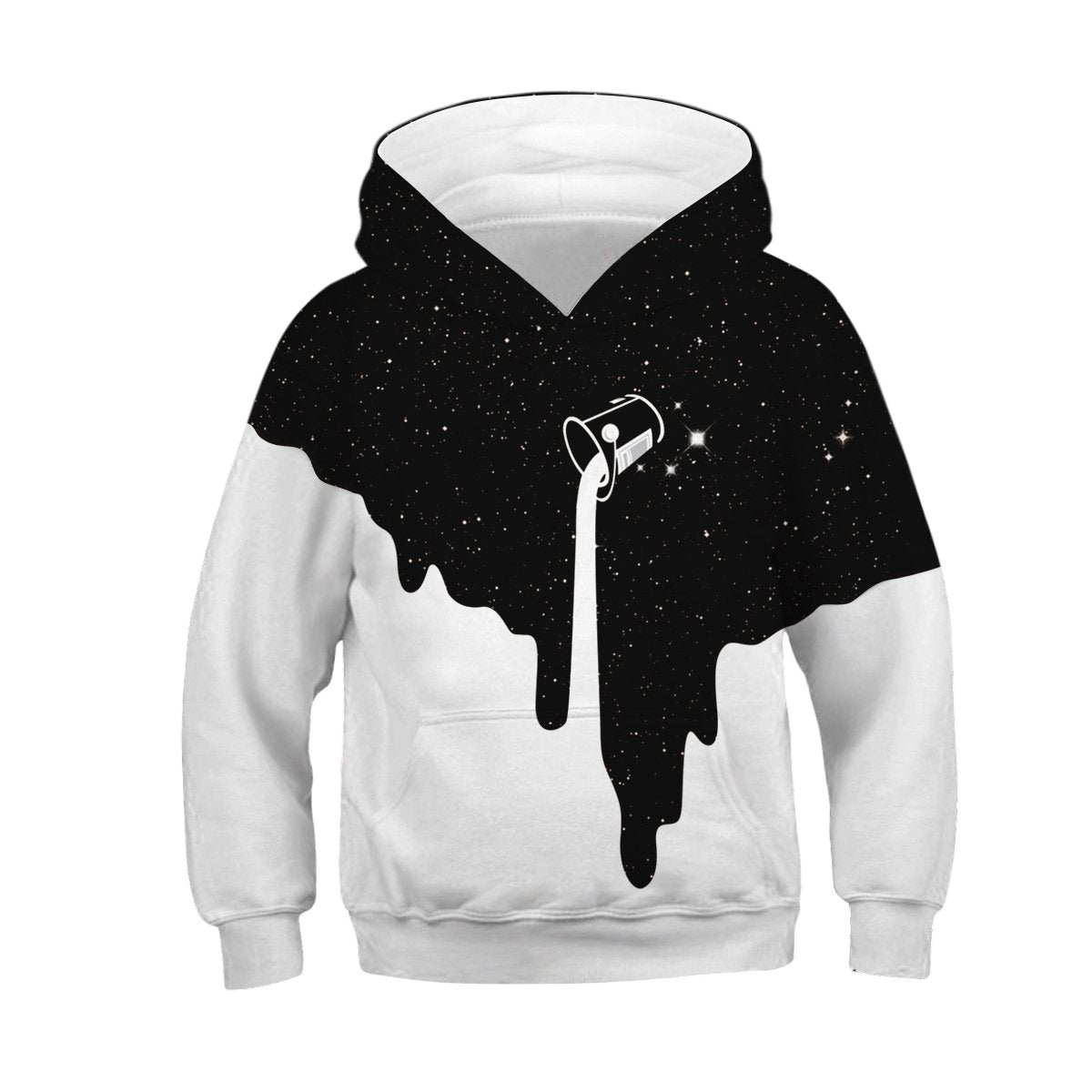 Kids Milk Bucket Galaxy 3D Hoodie Unisex hooded sweatshirt - mihoodie
