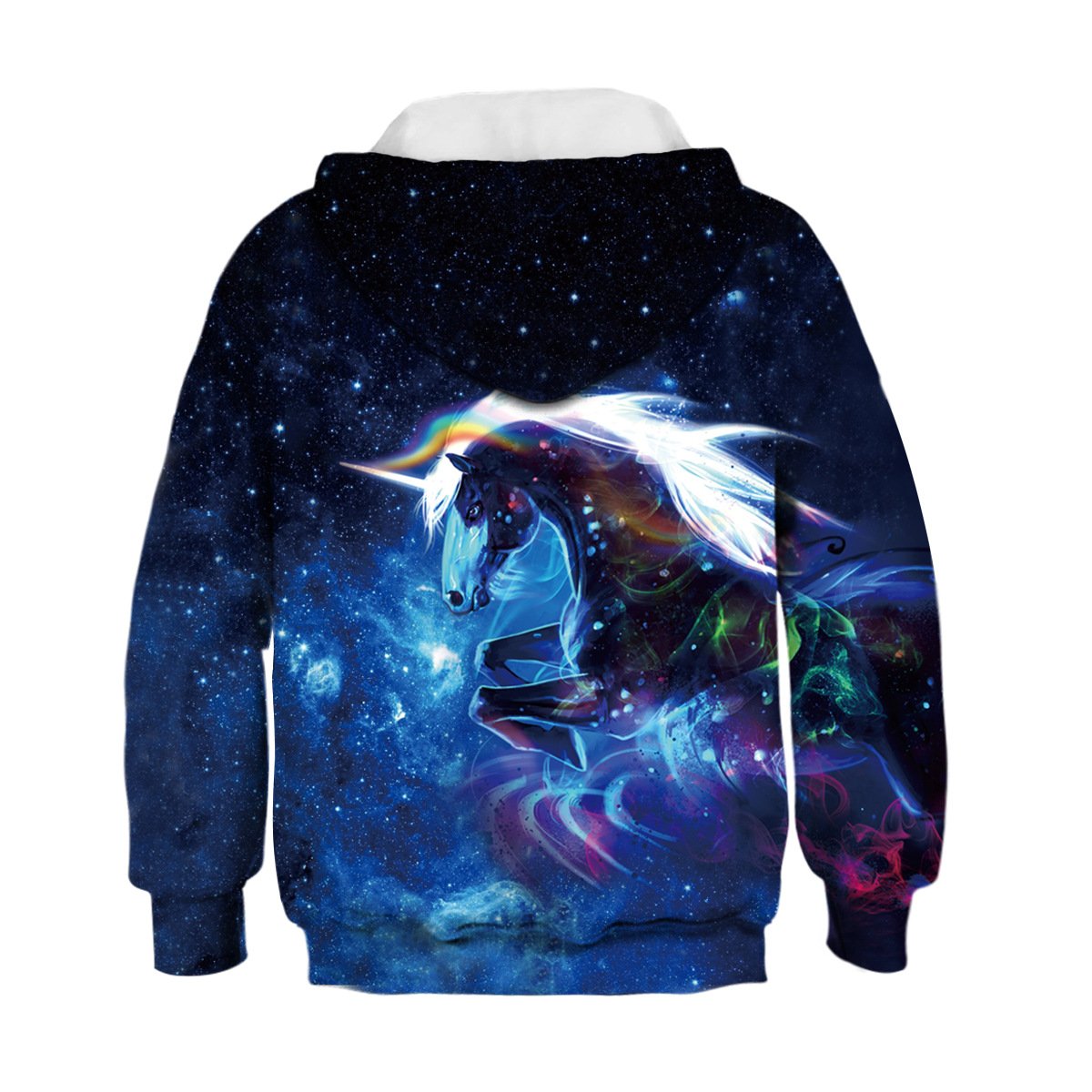 Kids Galaxy Unicorn  3D Hoodie Unisex Sweatshirt - mihoodie