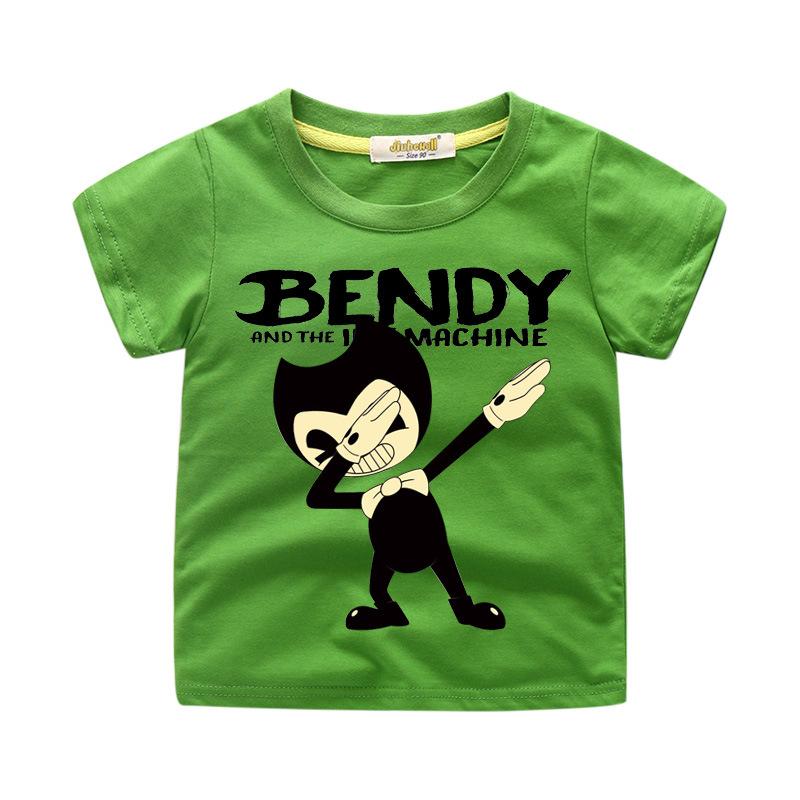 Bendy and the Ink Machine T-Shirt Kids Cotton Shirt Funny Youth Tee 1 - mihoodie