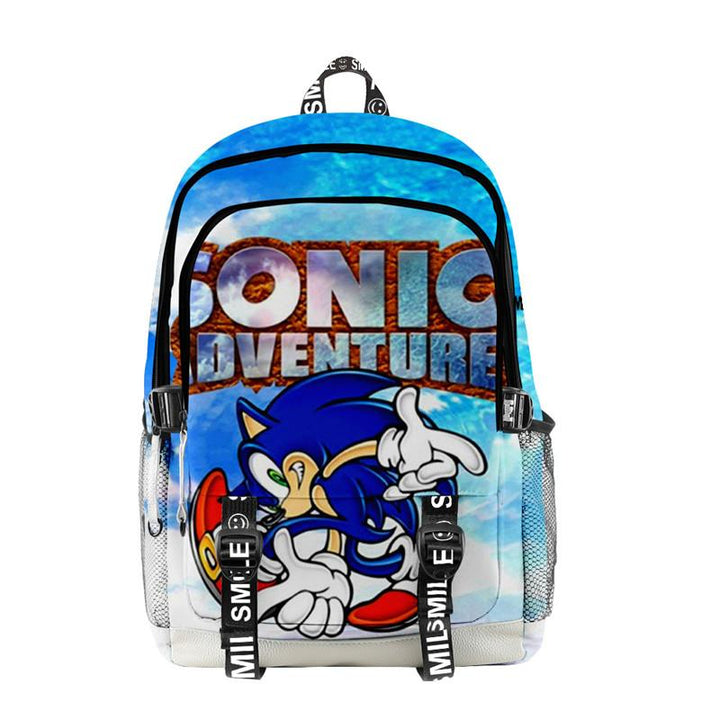 Unisex Fashion Sonic the Hedgehog 3D Printed School Backpack Daypacks for Boys Girls - mihoodie